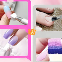 400 Pieces Mini Nail Sponge Cube Precise Application for Home Manicure