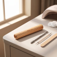 Nail Art Brush Handle Long-Lasting Nail Brush with Wooden Handle Compact