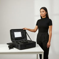 Professional Makeup Train Case Crush-Resistant for Travel, Women