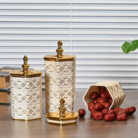 3 Pieces Plastic Candy Jar Set Easy to Clean Lidded Kitchen Canister Ideal Gift