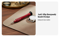 5 Point Pointed Screwdriver Non-Slip Handle 5 Prong Screwdriver for Professionals