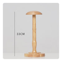 Tabletop Hat Stand Elegant Design Wooden Mannequin Head Vintage Design