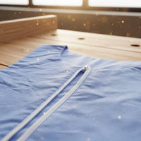Blue Tie-Front Cooling Vest Rounded Neckline Apparel