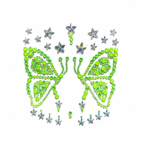 Carnival Skin Decal Sticker, Rear, Acrylic Crystal, Fluorescent, Party