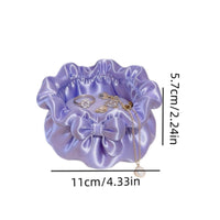 Petal-Shaped Jewelry Box Open Top Home Accessory Scratch Protection