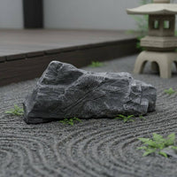 Fiberglass Landscape Rock Weather Resistant Realistic Landscape Rock Resin Garden Boulder Low Maintenance Artificial Stone