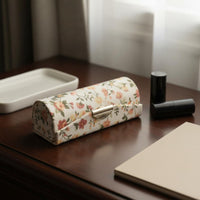Mirror Lipstick Case Travel Friendly Floral Lipstick Box Easy to Clean