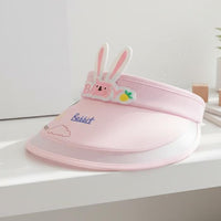 Sun Protection Kids Visor Hat Lightweight Ear Sun Hat for Outdoor, Beach