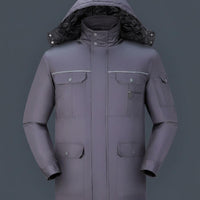 Anti-Static Safety Jacket Wear-Resistant Padded Work Parka Thickened & Warm