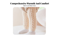 Fleece Lined Baby Leg Sleeves Soft & Comfortable Baby Crawling Knee Pads Infant Crawling Knee Pads Elastic & Stretchable