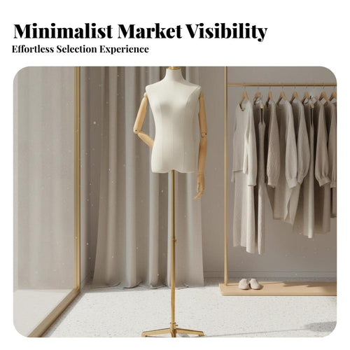 Clothing Display Mannequin Elegant Design Female Mannequin Torso with Stand