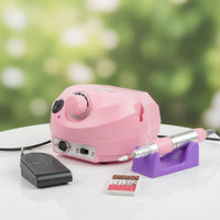 Electric Nail Drill Machine Professional Nail Drill with Foot Pedal Appliance Versatile Quiet for Manicurists