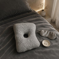 Side Sleeper Ear Canal Pillow Polyester Ear Canal-Hole Pillow Lightweight