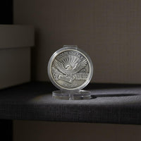 United States Independence 250th Anniversary Coin Antique Silver Finish