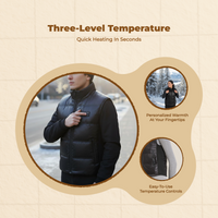 Heated Vest Adjustable Fit Winter Outdoor Hydration Storage