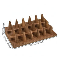 3-Tier Band Organizer Ready to Use Wood Band Display Stand Compact