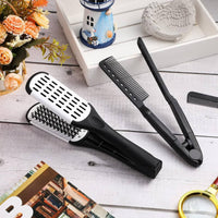 2 Pieces Detangling Boar Bristle Hair Brush Hollow Vented Design Double Sided Bristle Brush Protects Hands From Heat for Women, Salon, Home
