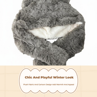 Polyester youth travel scarf hat