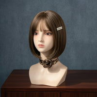 Hairpiece Display Head Smooth Display Bust Tabletop for Retail Stores