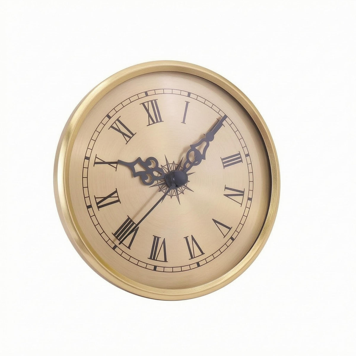 Noiseless Sweep Clock Insert Movement Replacement Home Decor Snap-in Clips