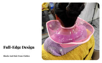 Prevents Spills Hair Perm Neck Tray Thickened Design Shoulder Water Collect Ing Basin Soft Textile Border for Barbers, Clients