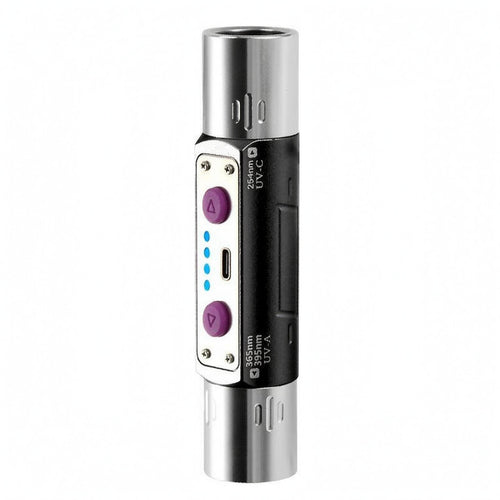 Dual-Wavelength Frequency Flashlight Side Buttons Re-Energizable Flashlight Gift