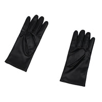 Cosplay Party Patent Leather Gloves for Women, Shiny Full Finger, Halloween, Performance