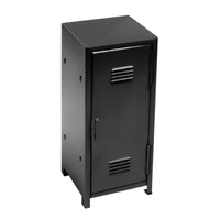 Lockable Money Box Cabinet Short Legs Small Locker Cabinet Vertical Handle