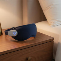 Heated and Cooling Eye Cover Vibration Massage Eye Relaxation Device Constant Temperature Heating Vibrating Sleep Cover for Office, Travel