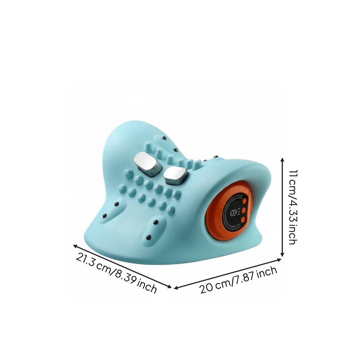 Electric Neck Massage Pillow Ergonomic Curve Personal Care Appliance for Office