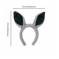 Horse Ears Headband Cute Design Horse Costume Set Soft and Soft and Fuzzy