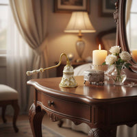 Vintage Dome Candle Wick Smotherer Windproof Long Handle Candle Wick Dipper Long Handle Wick Dipper Smoke-Without