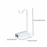 Curved Hook Necklace Display Rack Easy to Clean Accessory Storage Sturdy