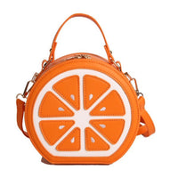 Citrus Slice Handbag Fun Lemon Handbag Convertible for Women, Teens