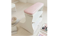 Footrest Stool with Drawer Padded Manicure Foot Rest Easy-Wipe for Home Salons
