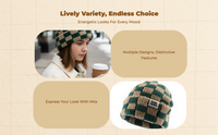 Unisex Winter Beanie Thick Knit Hat Warm Relaxed Style