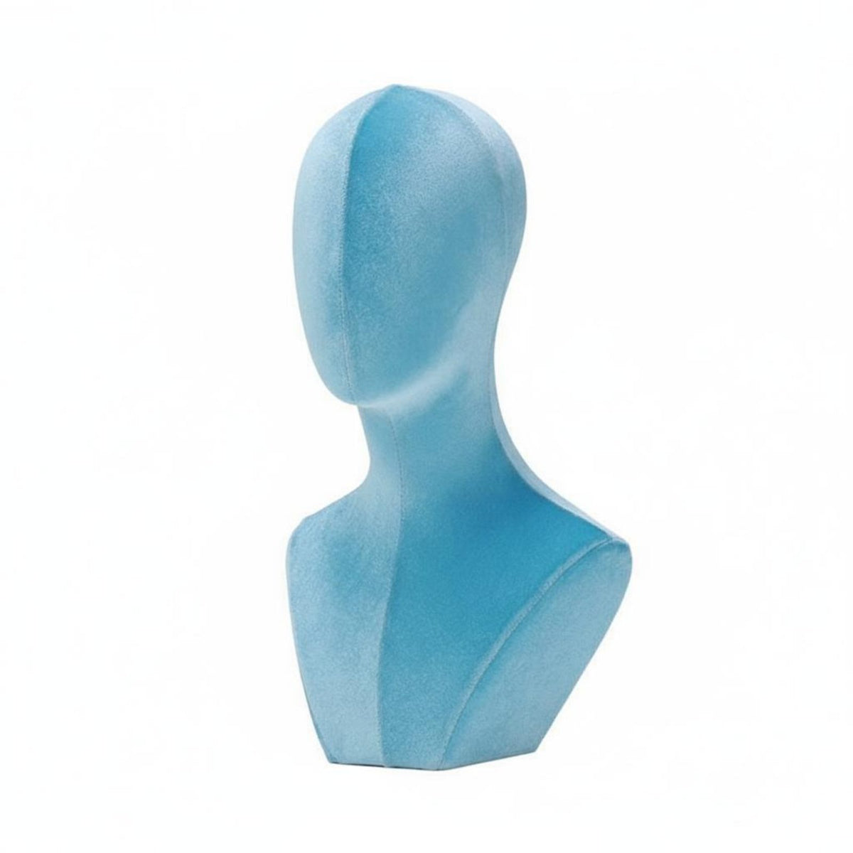 Velvet Mannequin Head Lightweight Hat Display Stand Odorless for Trade Display