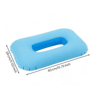 Inflatable Ear Pillow Flocked Side Sleeper Pillow Skin-Friendly