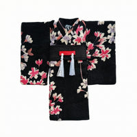Wide Sleeve Kimono Doll Dress Tassels Kimono Doll Robe Japanese-Inspired