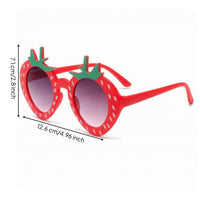Strawberry-Shaped Glasses Tinted Lenses Fashion Accessory Novelty