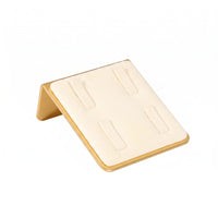 Velvet Jewelry Display Stand Triangular Support Four-Slot Jewelry Stand Small