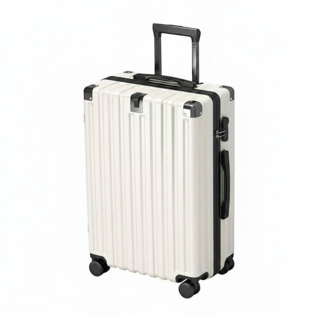 Combination Lock Carry-on Trolley Case Sturdy Carry on Suitcase Adjustable Telescoping Handle for Students, Adults, Vacation, Business Trip