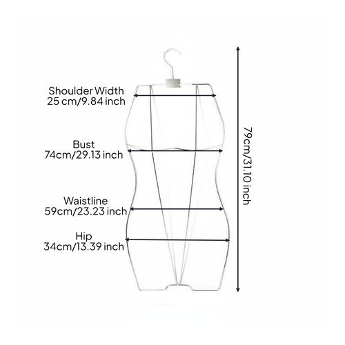 Rust-Proof Swimsuit Hanger Professional Quality Swimsuit Display Hanger 360° Rotating Hook for Boutique Owners, Retail Shop, Shop Window