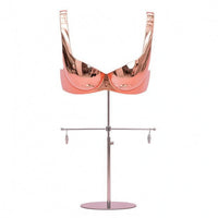 Bra Display Stand Bra Form Stand Vertical Metal Support Lingerie Mannequin