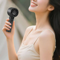 Handheld Cooling Fan Portable Ice Cooling Fan Adjustable Speed Lightweight Design for Outdoor, Camping