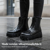 Platform Rain Boots Non-Slip Sole Waterproof Jelly Boots Fashionable