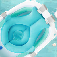 Baby Bath Support Mat Raised Backrest Infant Bath Support Mat Comfortable