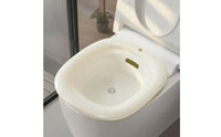Sitz Bath with Drain Plug Thickened Toilet Sitz Bath Temperature Resistant