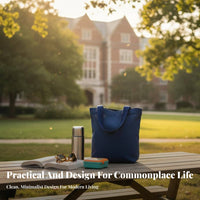 Small plain Color Handbag Reusable Portable Meal Pouch Easy to Clean for Adults