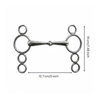 Stainless Steel Horse Rust Resistant Mullen Mouth Colorfast for Training